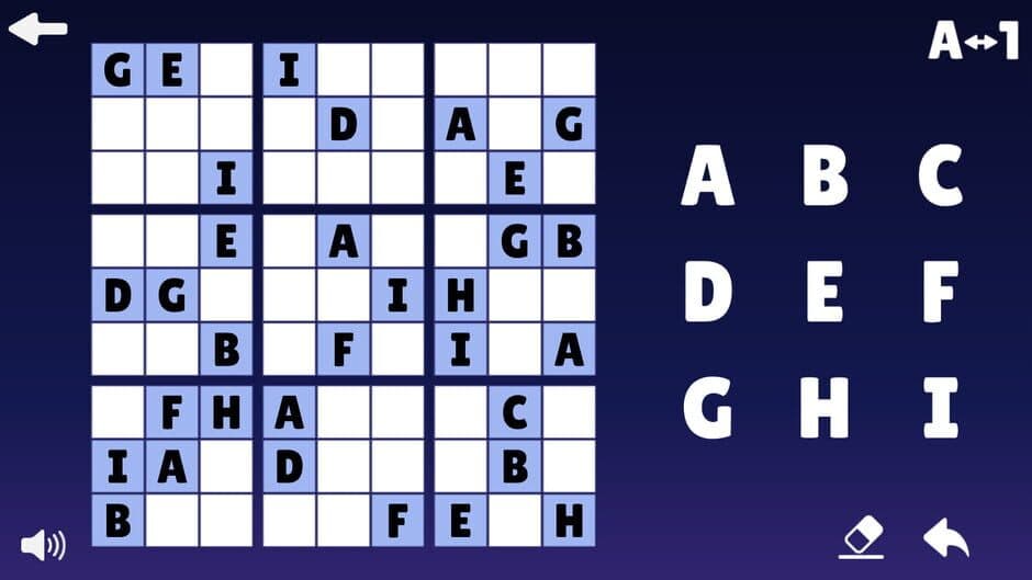 Sudoku 9X16X25 screenshot