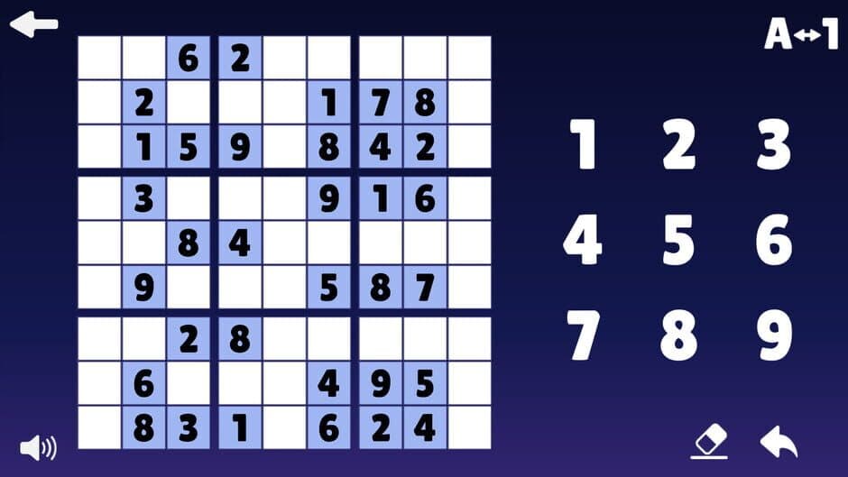 Sudoku 9X16X25 screenshot