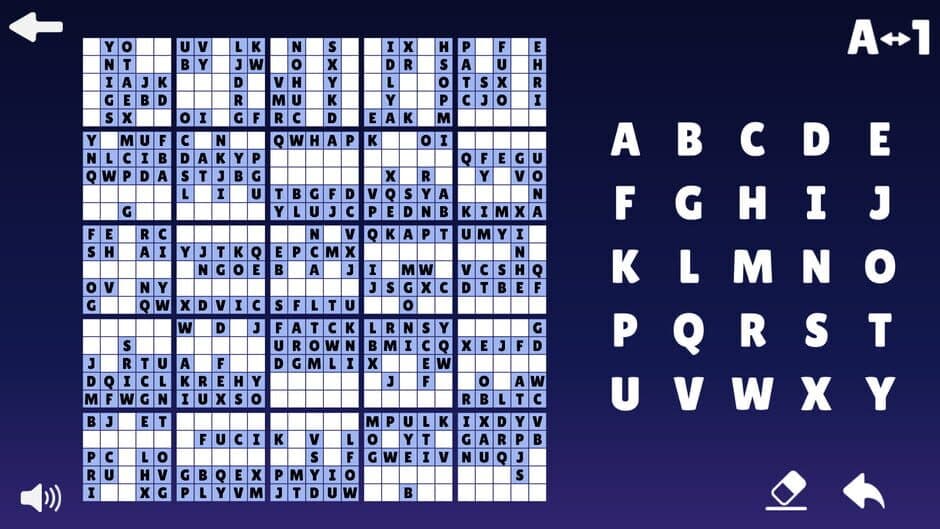Sudoku 9X16X25 screenshot