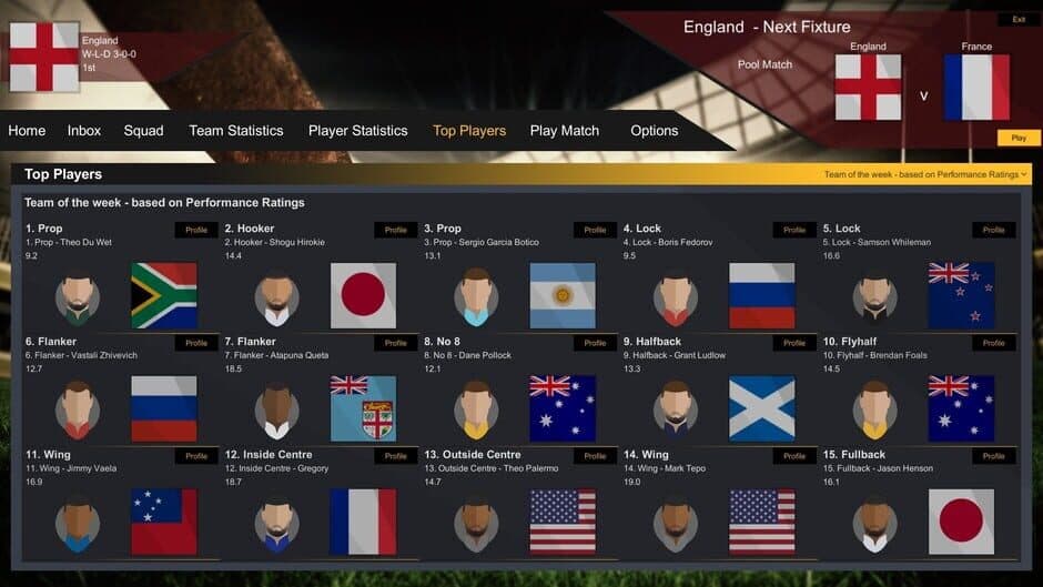 Rugby Champions screenshot