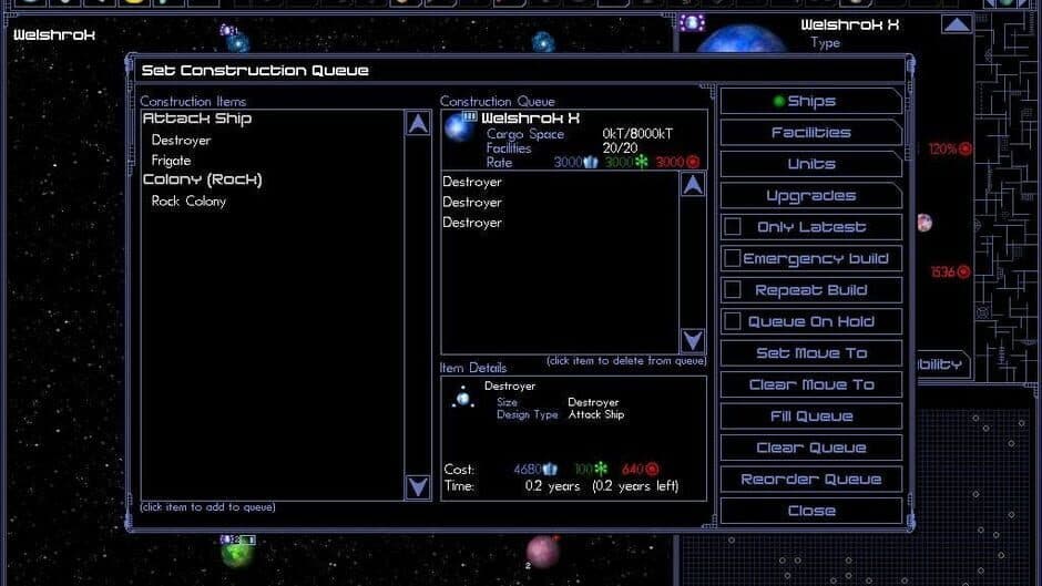 Space Empires IV screenshot