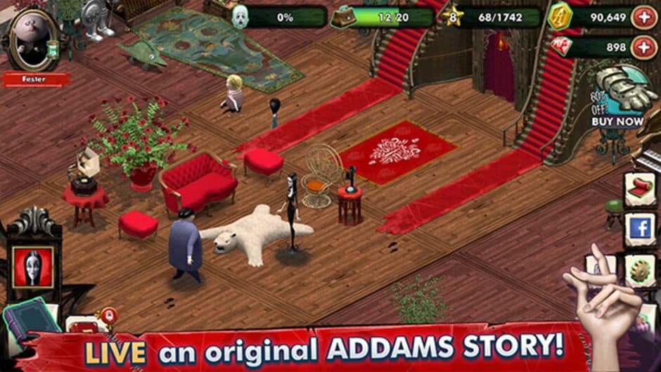 The Addams Family: Mystery Mansion screenshot