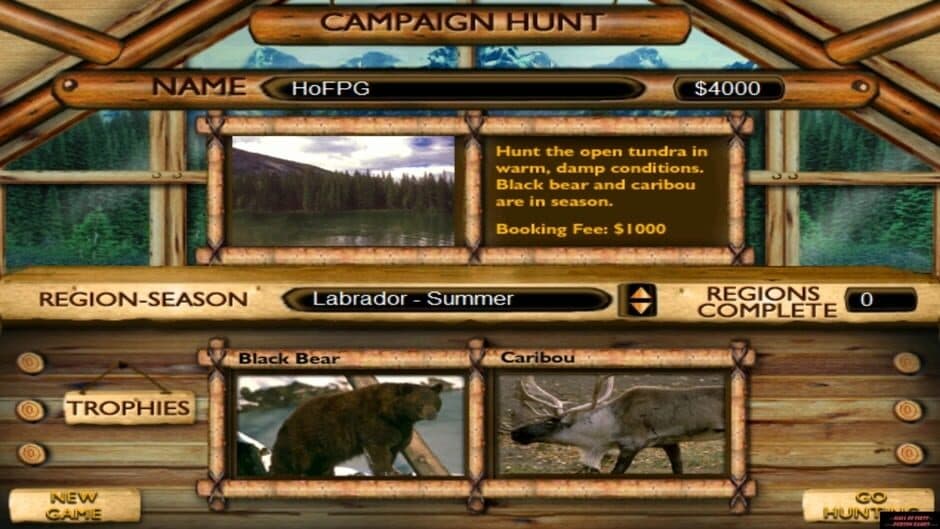 Cabela's Big Game Hunter 4 screenshot