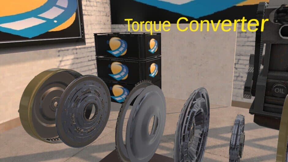 Basic Car Repair Garage VR screenshot