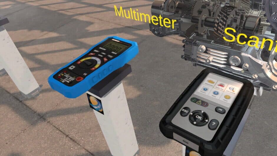 Basic Car Repair Garage VR screenshot