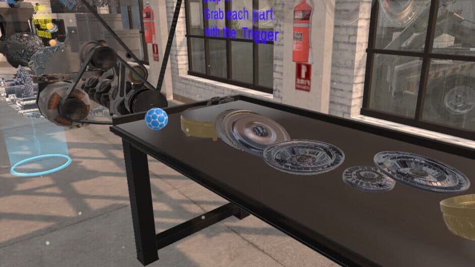 Basic Car Repair Garage VR screenshot