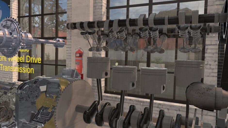 Basic Car Repair Garage VR screenshot