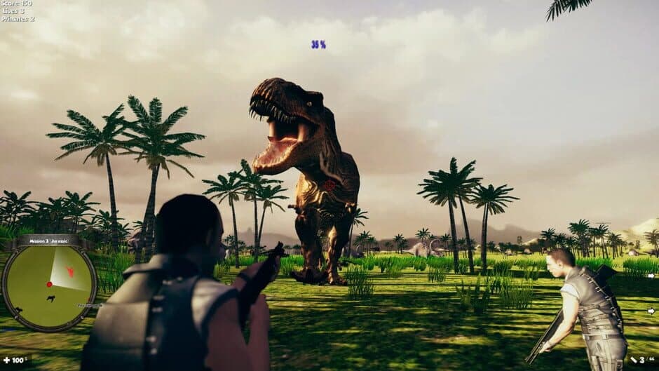Dinosaur Hunting Patrol 3D Multiplayer Online screenshot