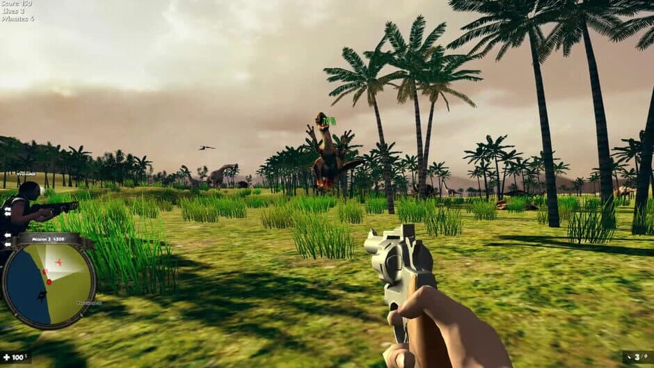 Dinosaur Hunting Patrol 3D Multiplayer Online screenshot
