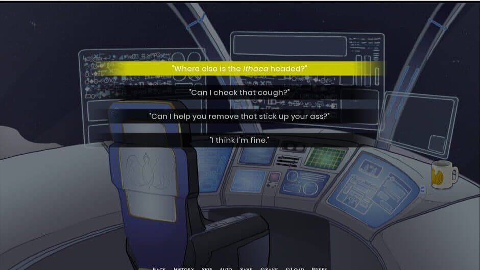 The Far Rings: A Space Opera Visual Novella screenshot