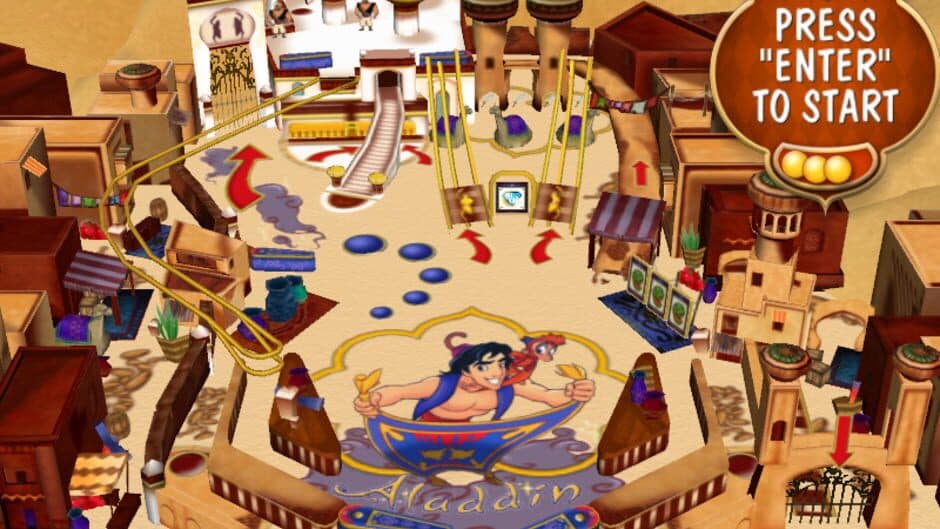 Aladdin Pinball screenshot