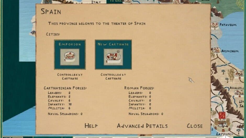 Hannibal: Rome and Carthage in the Second Punic War screenshot