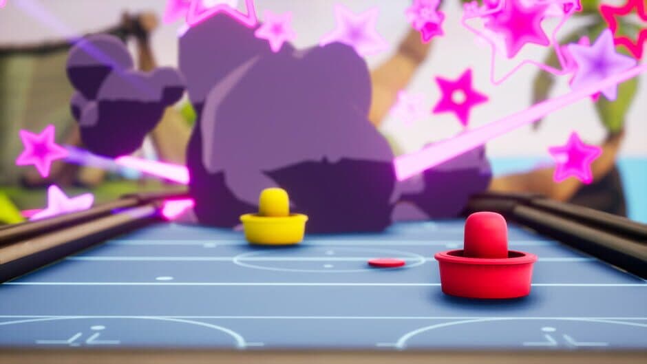 Tropical Air hockey screenshot