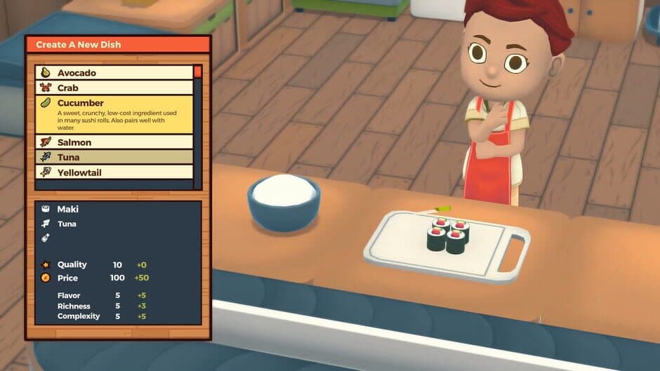 Rolling Hills: Make Sushi, Make Friends screenshot