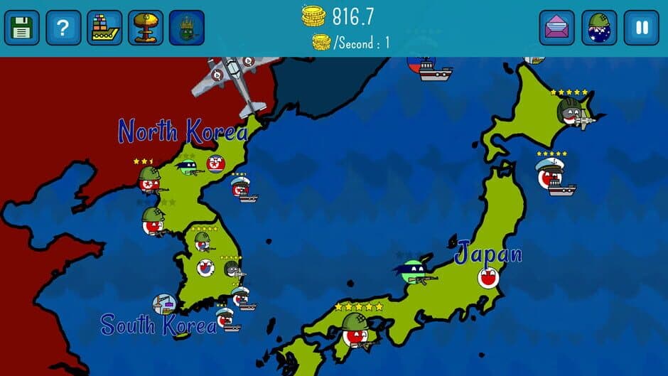 Dictators:No Peace Countryballs screenshot
