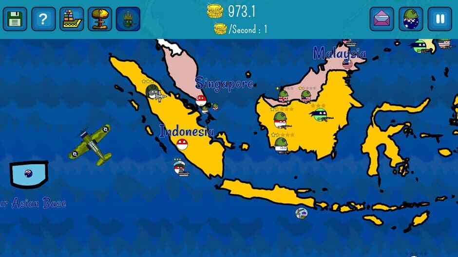 Dictators:No Peace Countryballs screenshot