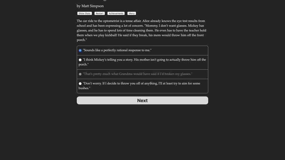 The Parenting Simulator screenshot