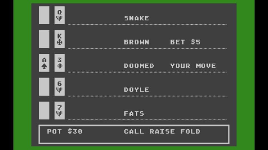 Five Card Stud Poker screenshot