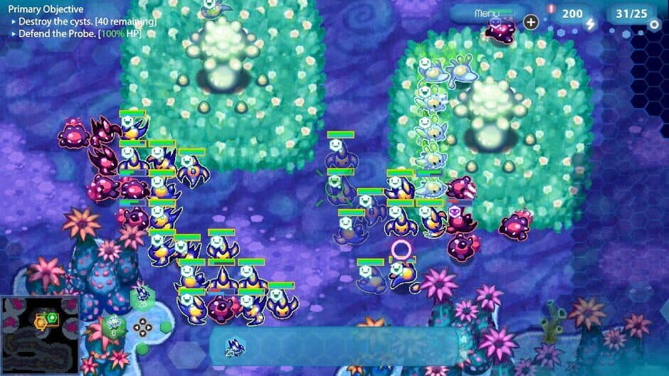 Amoeba Battle: Microscopic RTS Action screenshot