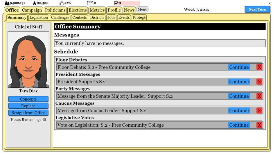 The Political Process screenshot