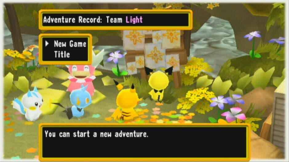 Pokémon Fushigi no Dungeon: Mezase! Hikari no Boukendan screenshot