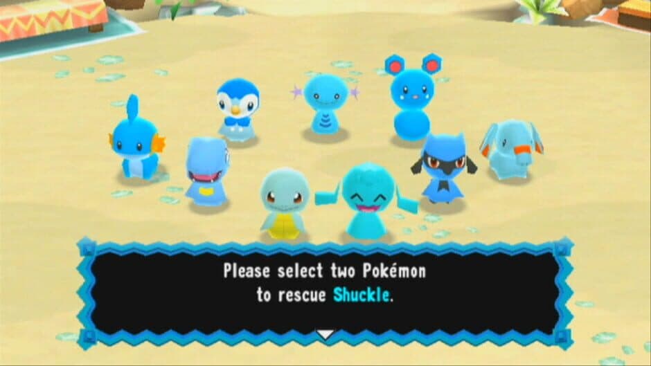 Pokémon Fushigi no Dungeon: Ikuzo! Arashi no Boukendan screenshot
