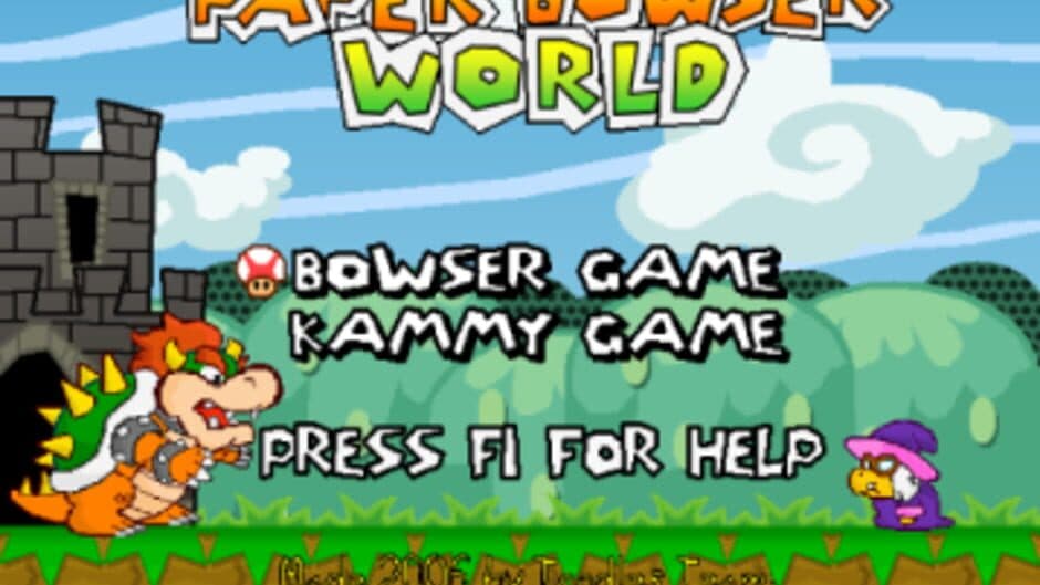 Paper Bowser World screenshot