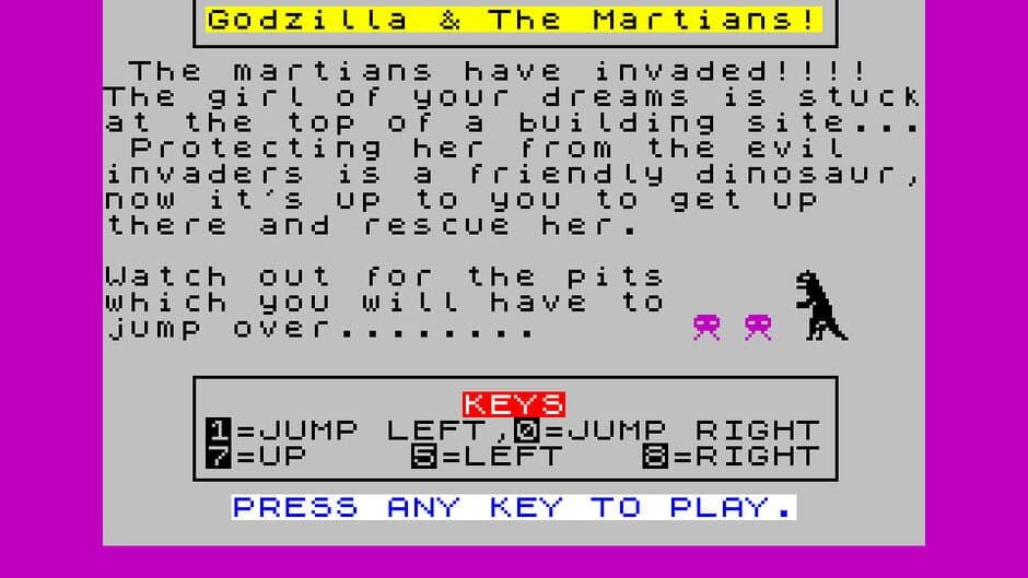 Godzilla and the Martians screenshot