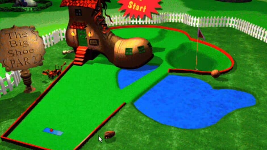3-D Ultra Minigolf screenshot