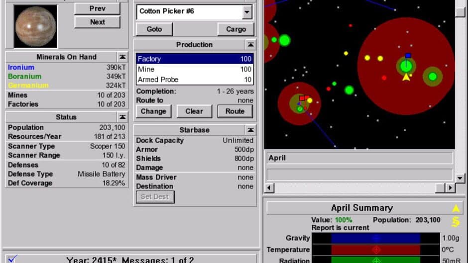 Stars! screenshot