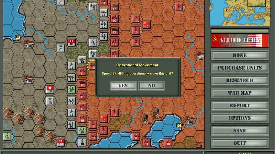 Strategic Command: European Theater screenshot