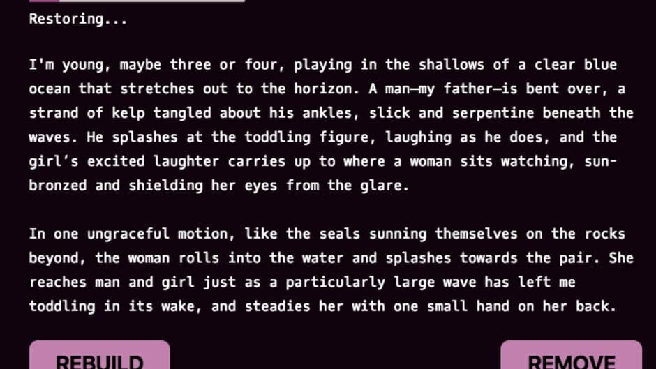 What Isn't Saved (will be lost) screenshot