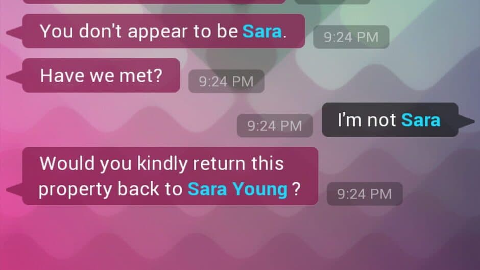 Sara is Missing screenshot