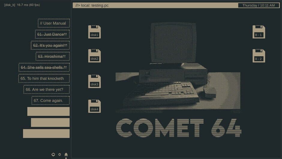 Comet 64 screenshot