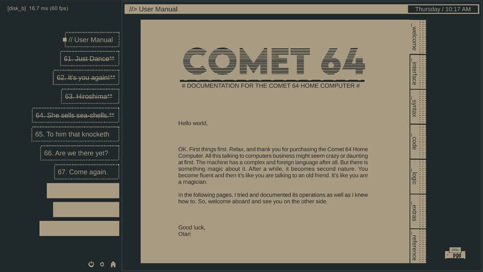 Comet 64 screenshot