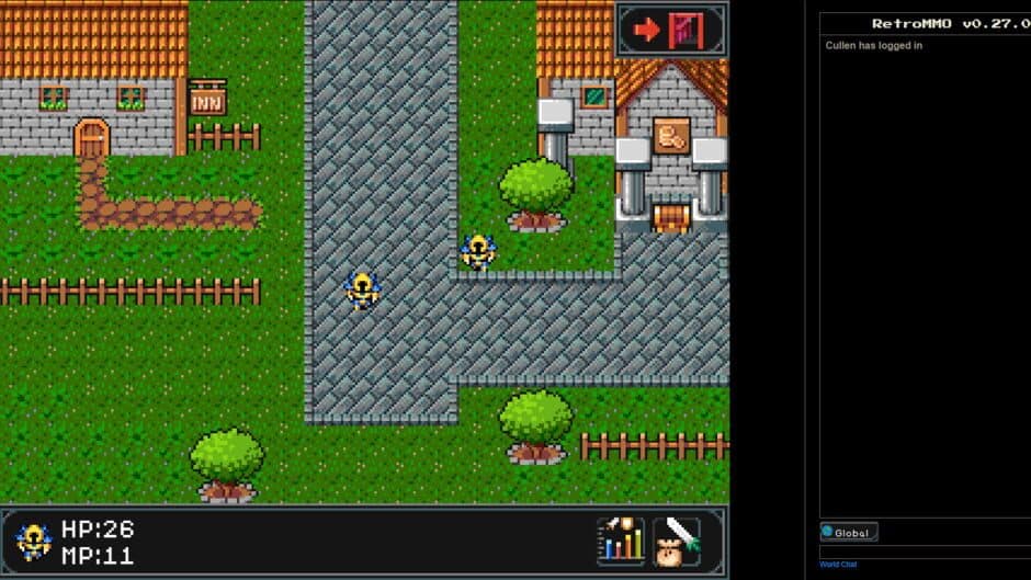 RetroMMO screenshot