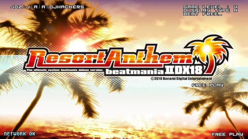 Beatmania IIDX 18 Resort Anthem screenshot