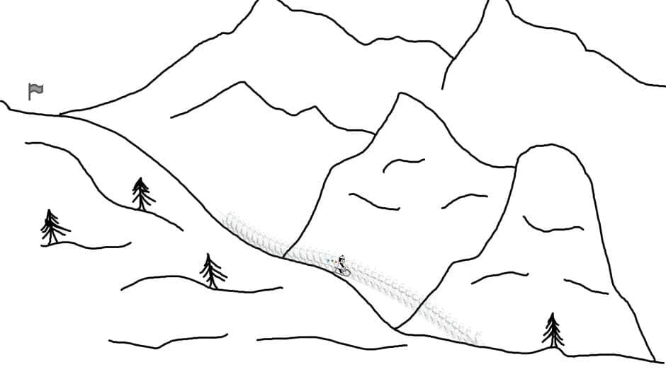 Line Rider screenshot