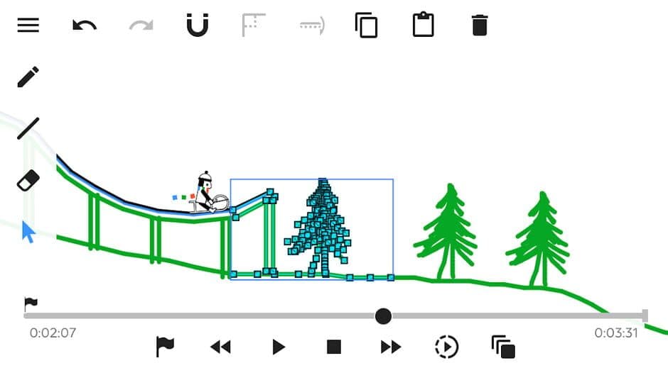Line Rider screenshot