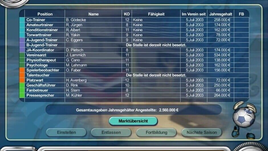 Anstoss 4: Edition 03/04 screenshot