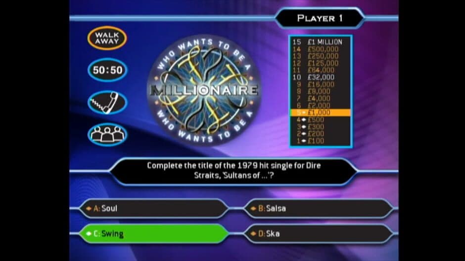 Who Wants to Be a Millionaire: 1st Edition screenshot