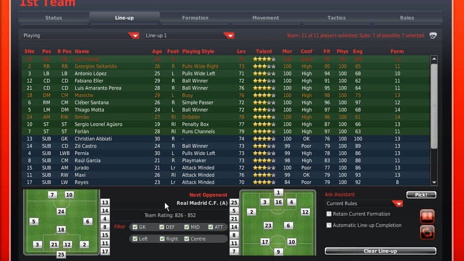 FIFA Manager 08 screenshot