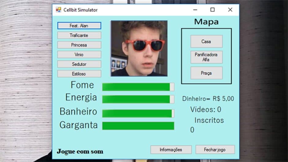 Cellbit Simulator screenshot