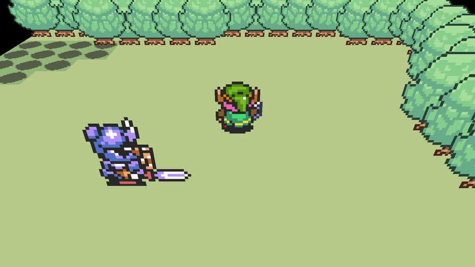 Paper Zelda RPG screenshot