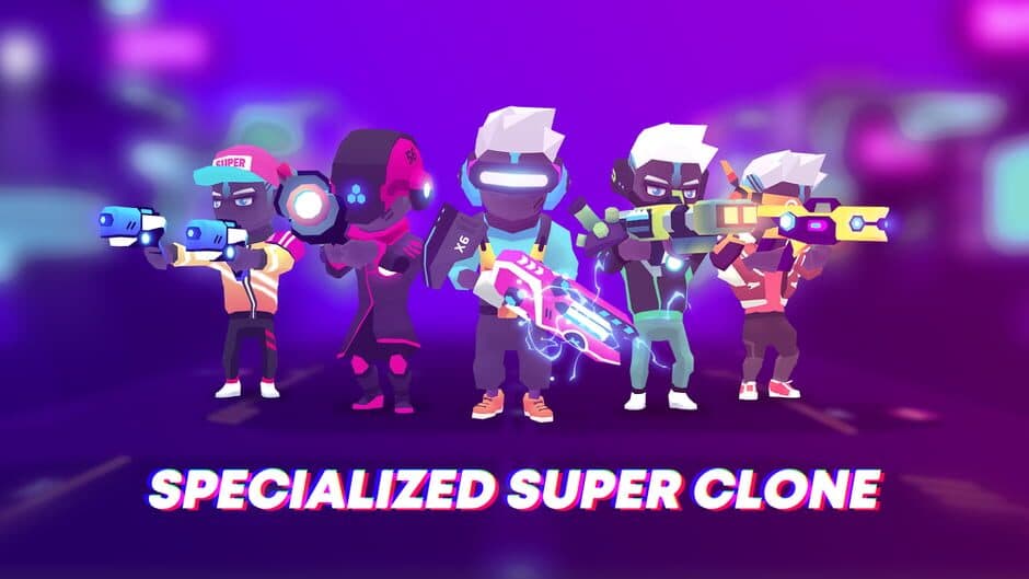 Super Clone: cyberpunk roguelike action screenshot