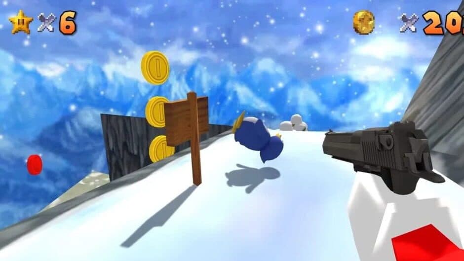 Super Mario 64 FPS screenshot