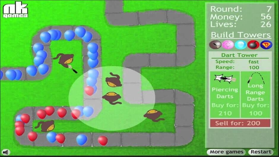 Bloons TD screenshot