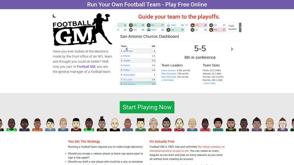 Football GM screenshot