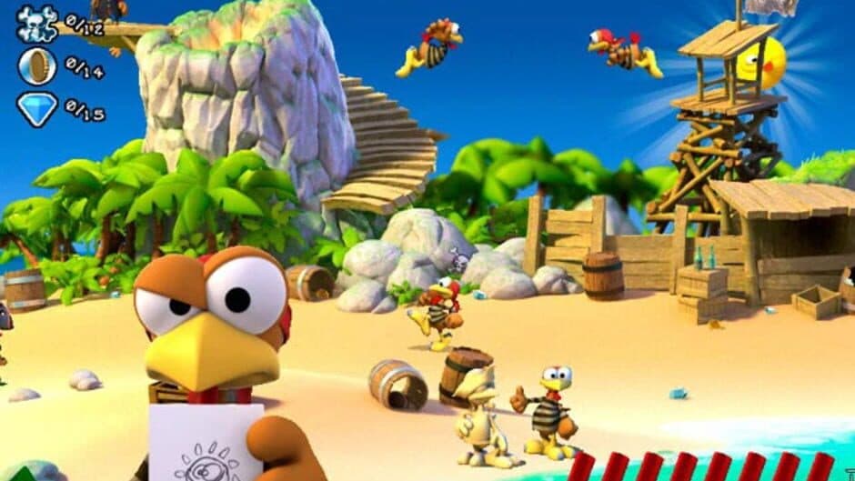 Crazy Chicken: Pirates screenshot