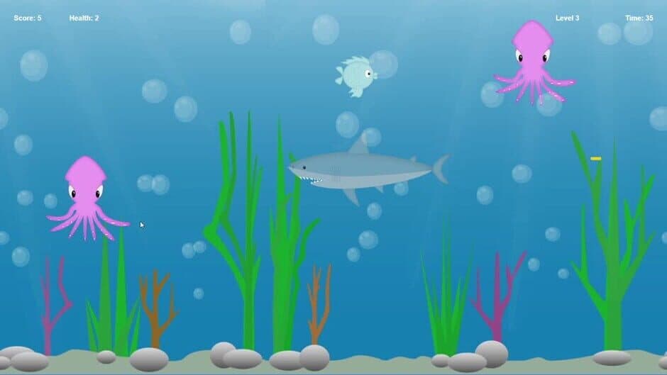 Blue Fish and Underwater Worlds screenshot